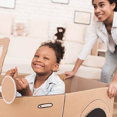 9 WAYS TO PLAY WITH A CARDBOARD BOX
